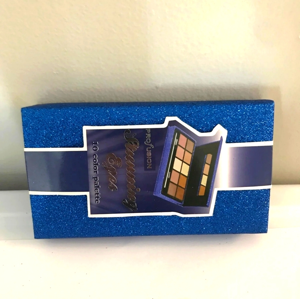 Profusion 10 shades eyeshadow blue palet…